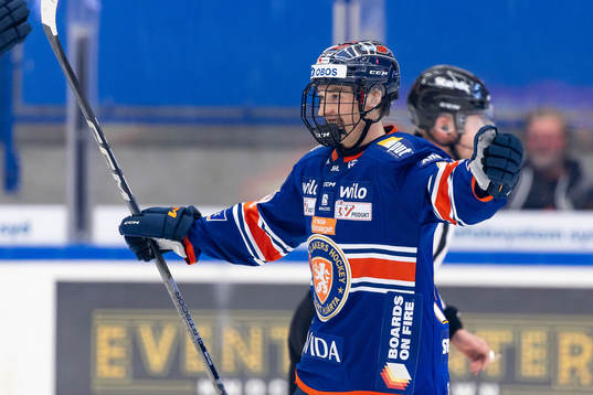 Växjös Noah Östlund jublar