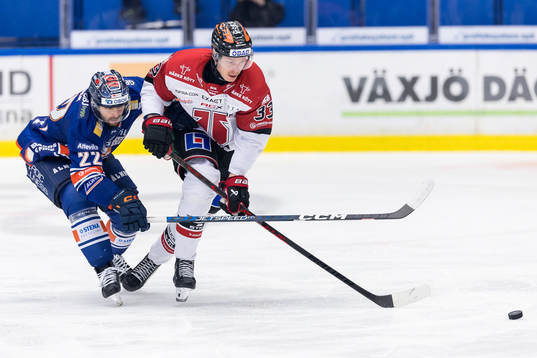 Växjös Tobias Rieder och Örebros Christopher Mastomäki