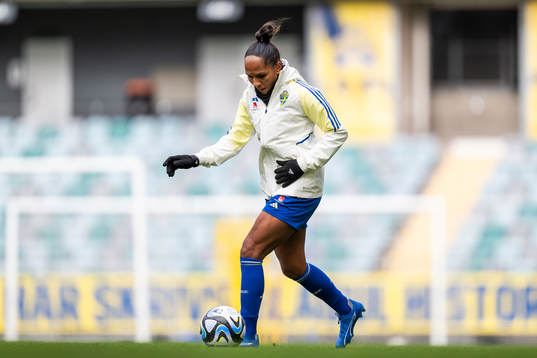Madelen Janogy of the Swedish women's national football team