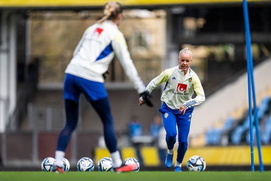 Caroline Seger of the Swedish women's national football team