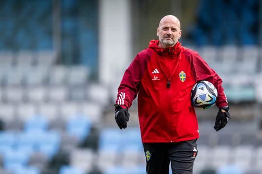 Assistant coach Magnus Wikman of the Swedish women's