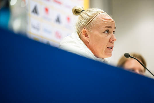 Caroline Seger of the Swedish women's national football team