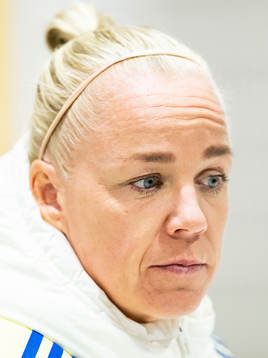 Caroline Seger of the Swedish women's national football team