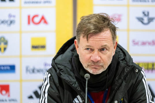 Head coach Peter Gerhardsson of the Swedish women's