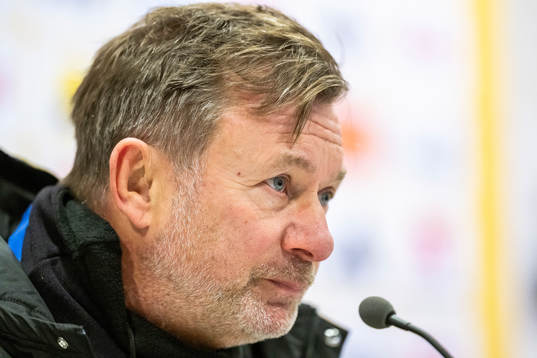 Head coach Peter Gerhardsson of the Swedish women's