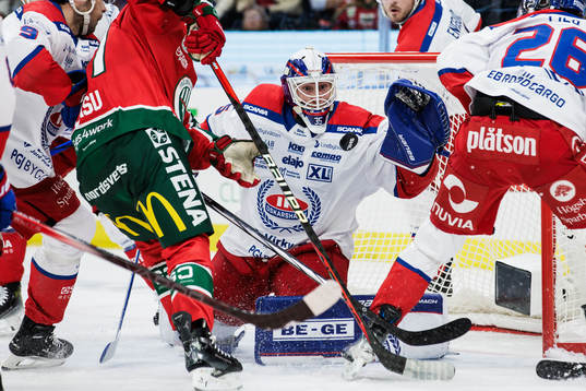 Frölunda Nicklas Lasu och Oskarshamns Emil Kruse