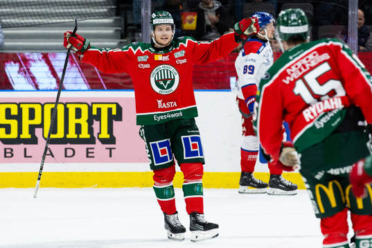 Frölundas Malte Strömwall jublar