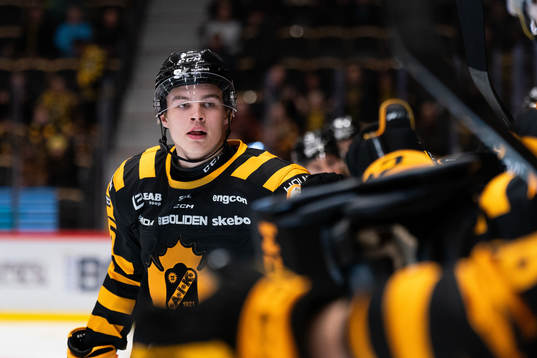 Skellefteås Axel Sandin Pellikka jublar