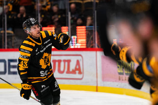 Skellefteås Filip Sandberg jublar