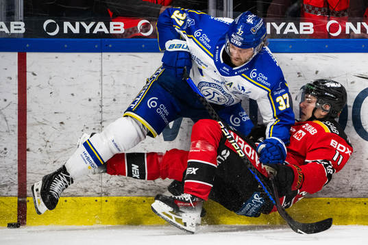 Leksands Anton Lindholm och Luleås Nikola Pasic