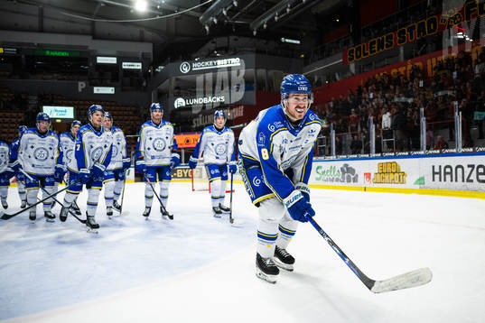 Leksands Matt Caito jublar