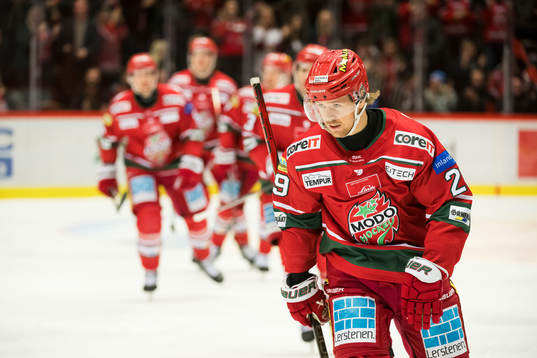 MoDos Mikkel Aagaard jublar