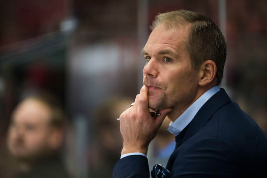 Färjestads tränare Thomas Mitell