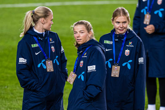 Mathilde Harviken, Justine Kielland and Malin Brenn of