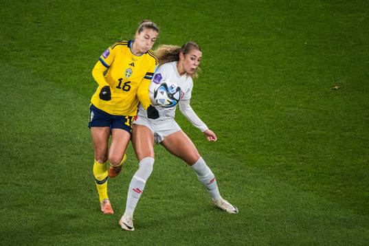 Filippa Angeldahl of Sweden and  Alayah Pigrim of