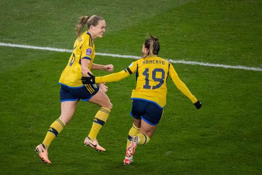 u231027 Magdalena Eriksson of Sweden celebrates the 1-0 goal