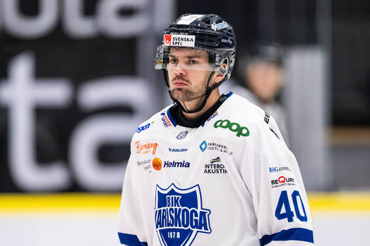 Karlskogas Kalle Jellvert deppar