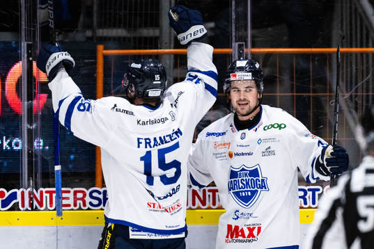 Karlskogas Theodor Pistek jublar med Jared Dmytriw