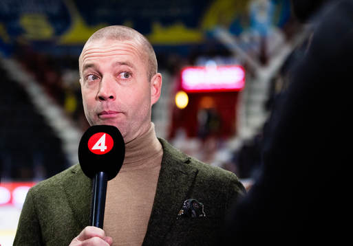TV4s kommentator Tobias Carlsson och expertkommentator