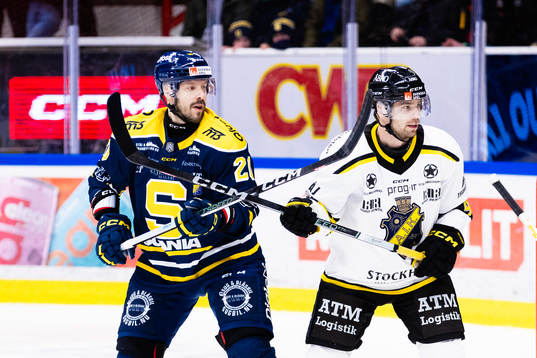 Södertäljes Marcus Eriksson och AIKs Eric Norin