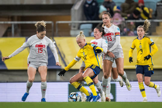 Luana Buhler, Géraldine Reuteler, and Lia Wälti of