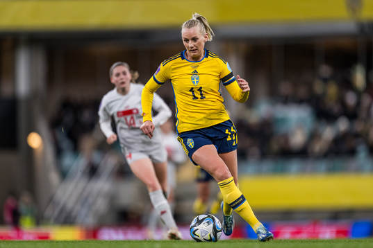 Stina Blackstenius of Sweden