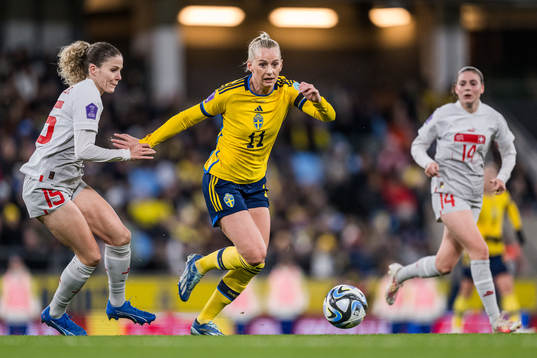 Stina Blackstenius of Sweden
