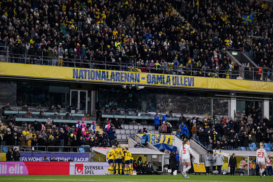 Magdalena Eriksson of Sweden celebrate the 1-0 goal with
