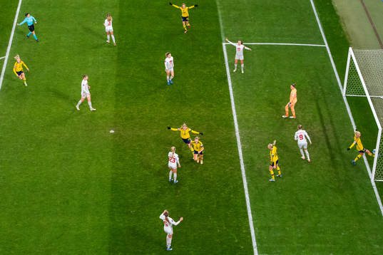 Magdalena Eriksson of Sweden celebrates