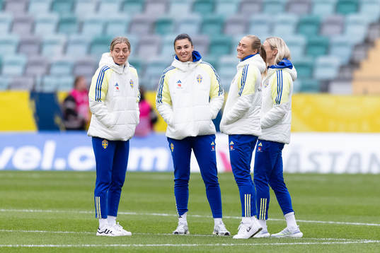 Linda Sembrant, Zecira Musovic, and Magdalena Eriksson of