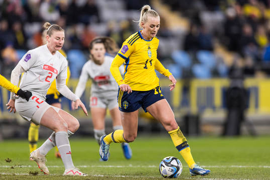 Stina Blackstenius of Sweden