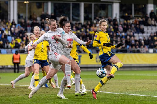 Julia Stierli and Svenja Fölmli of Switzerland and