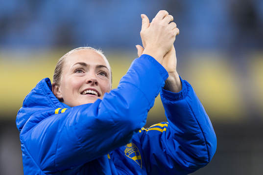 Magdalena Eriksson of Sweden celebrates