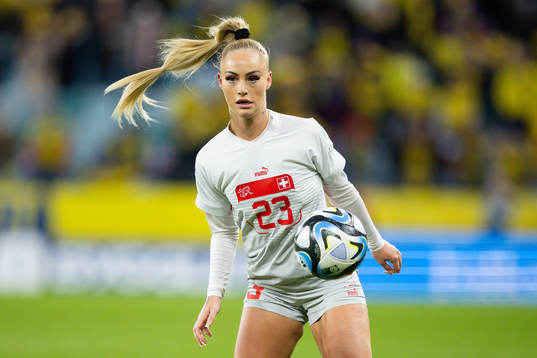 Alisha Lehmann of Switzerland