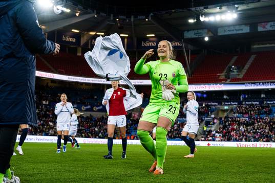 goalkeeper Aurora Mikalsen of Norway