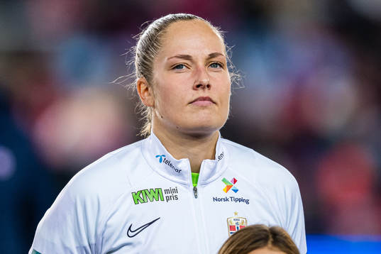 goalkeeper Aurora Mikalsen of Norway