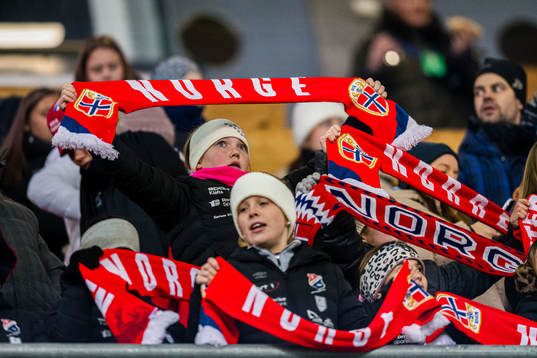 Spectators in the stands