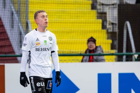 Örebros Valgeir Valgeirsson deppar