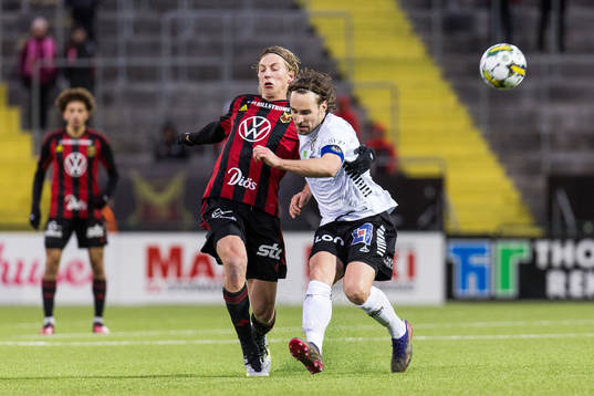 Örebros Kevin Walker och Östersunds Albin Sporrong