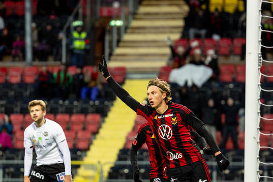 Östersunds Albin Sporrong jublar