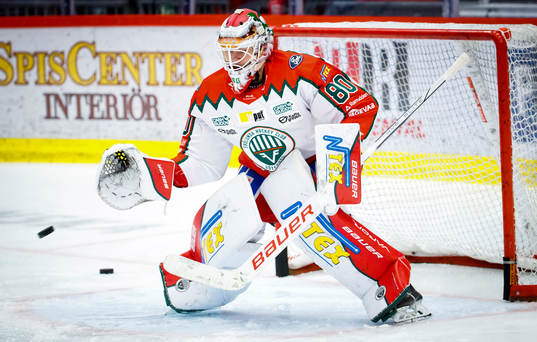 Frölundas målvakt Frederik Dichow