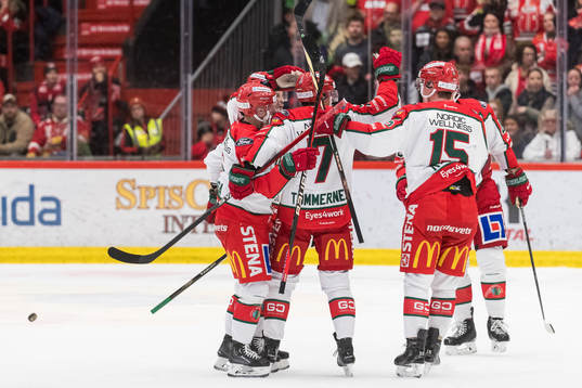 Frölundas Gustav Rydahl, Lars Johansson och Henrik