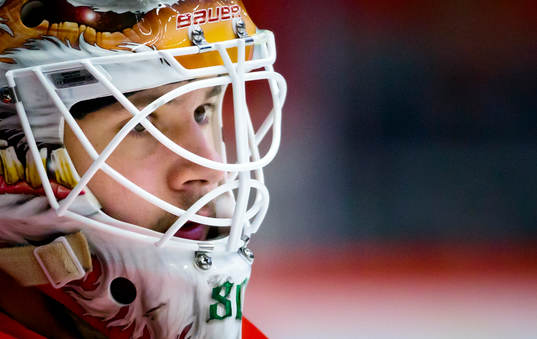 Frölundas målvakt Frederik Dichow
