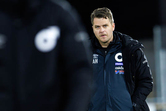 Degerfors tränare Andreas Holmberg deppar