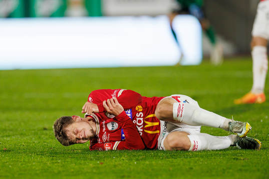 Degerfors Gustav Lindgren har ont