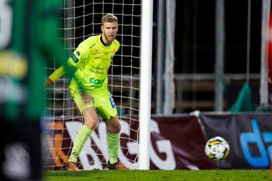 Varbergs målvakt Fredrik Andersson