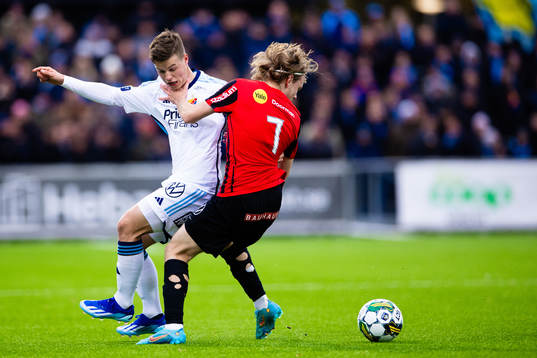 Djurgårdens Samuel Dahl och Brommapojkarnas Oscar