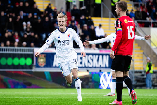 under fotbollsmatchen i Allsvenskan mellan Brommapojkarna