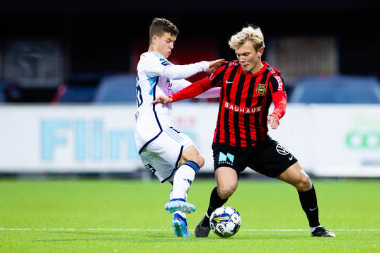 Djurgårdens Samuel Dahl och Brommapojkarnas Alexander