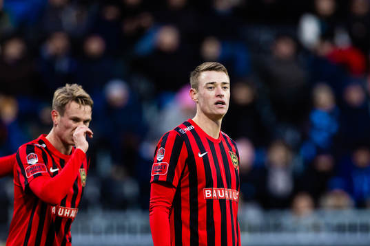 Brommapojkarnas Jesper Löfgren deppar